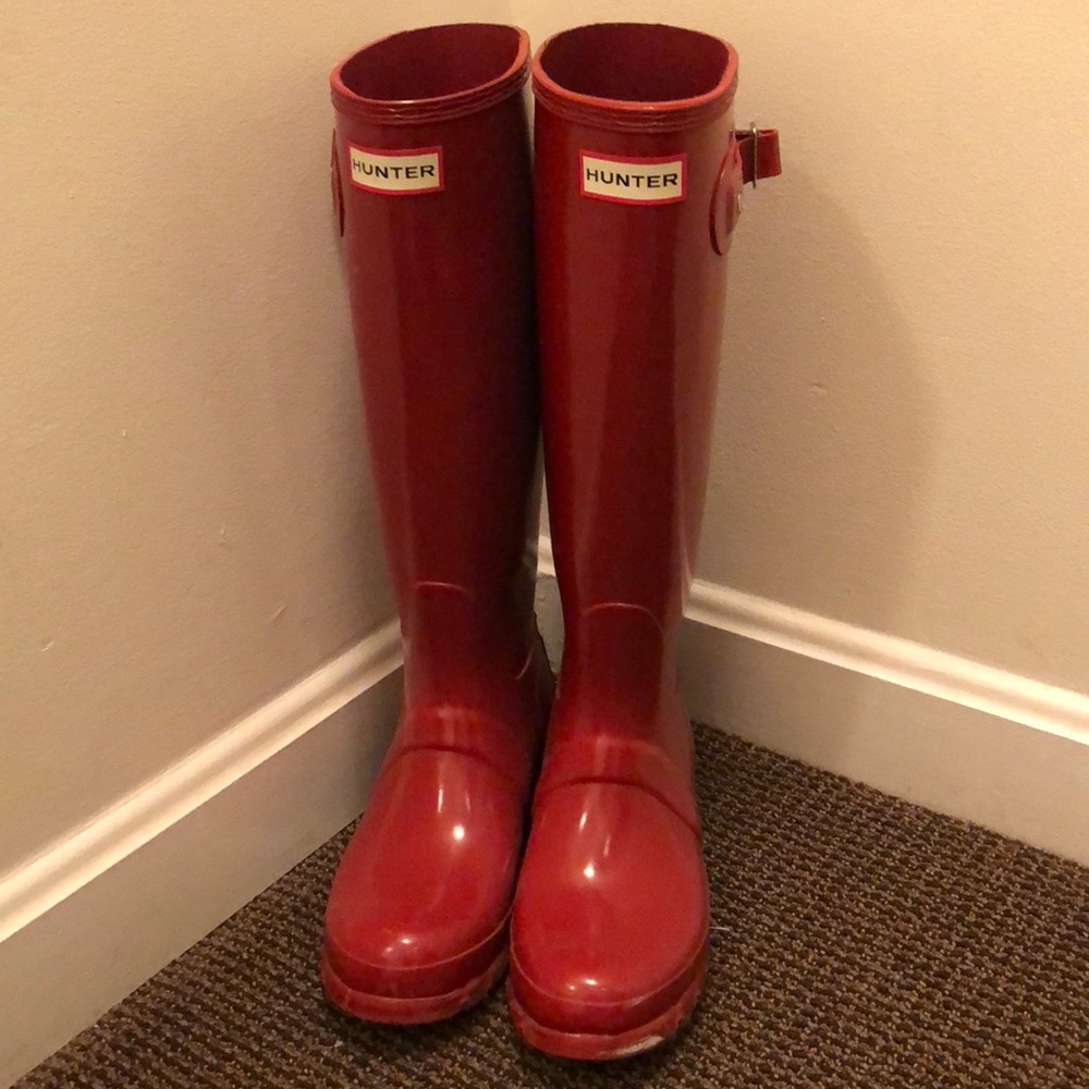 Red Hunter Rain Boots